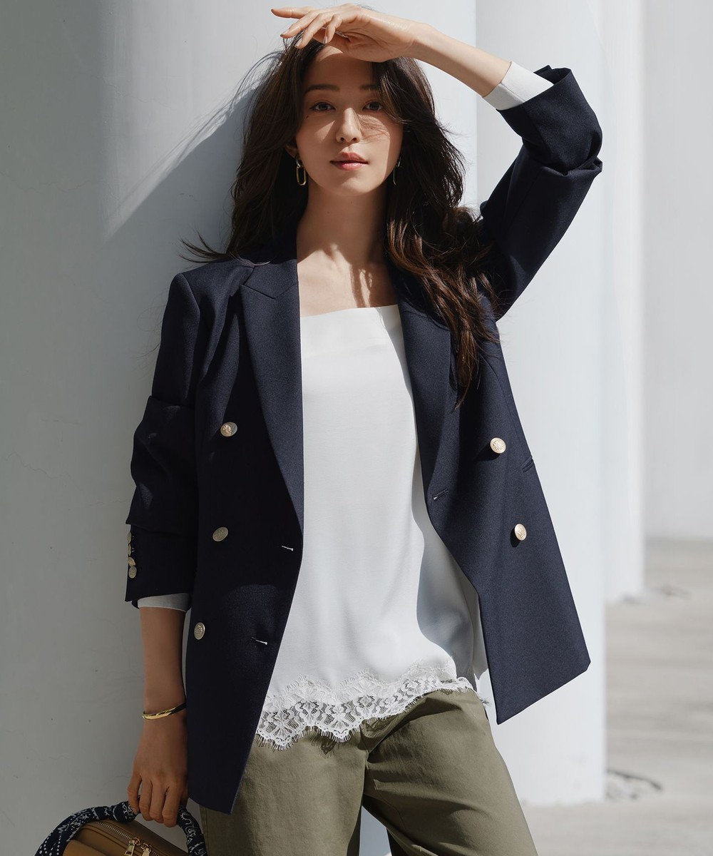 23区 【VERY/Oggi/CLASSY掲載】TWギャバジン テーラード ジャケット 