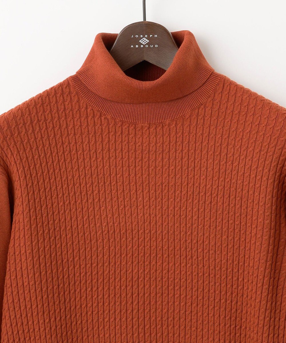 JOSEPH ABBOUD 【洗える/チクチクしない/3シーズン対応】SNOWY タートルネック ニット 
