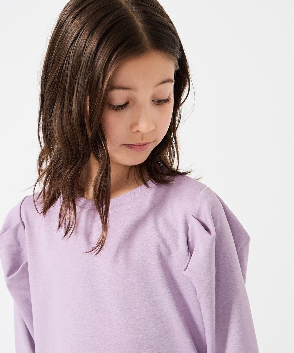 UNFILO 【110-150cm】タックスリーブTシャツ 