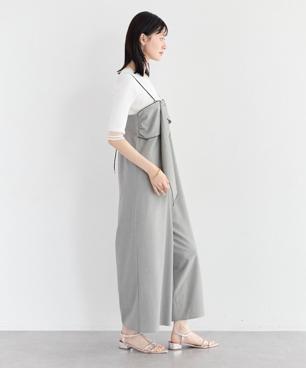 YECCA VECCA ラッフルキャミオールインワン 