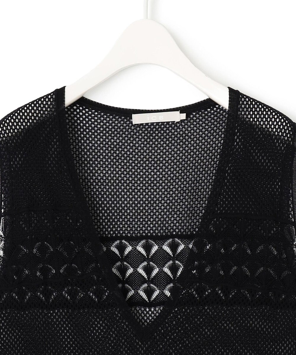 ICB クロシェニット ワンピース 