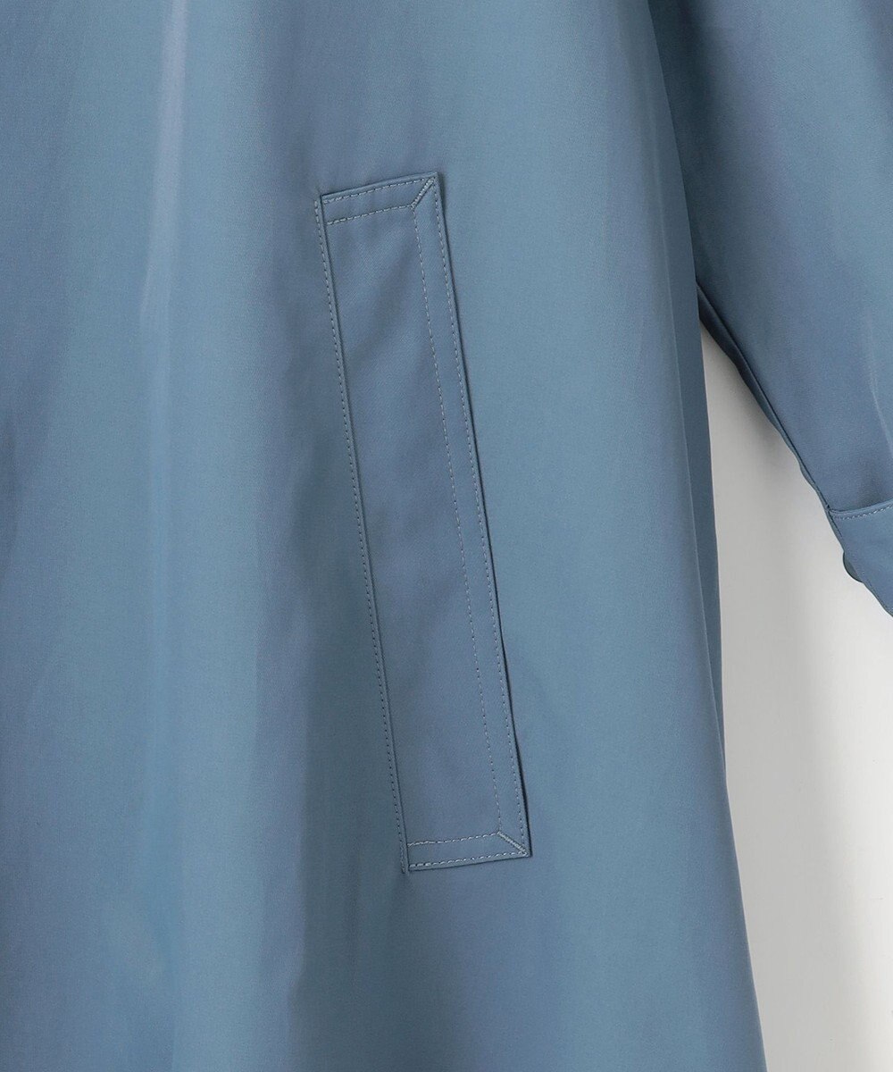 自由区 S コットンナイロンバルカラー コート 