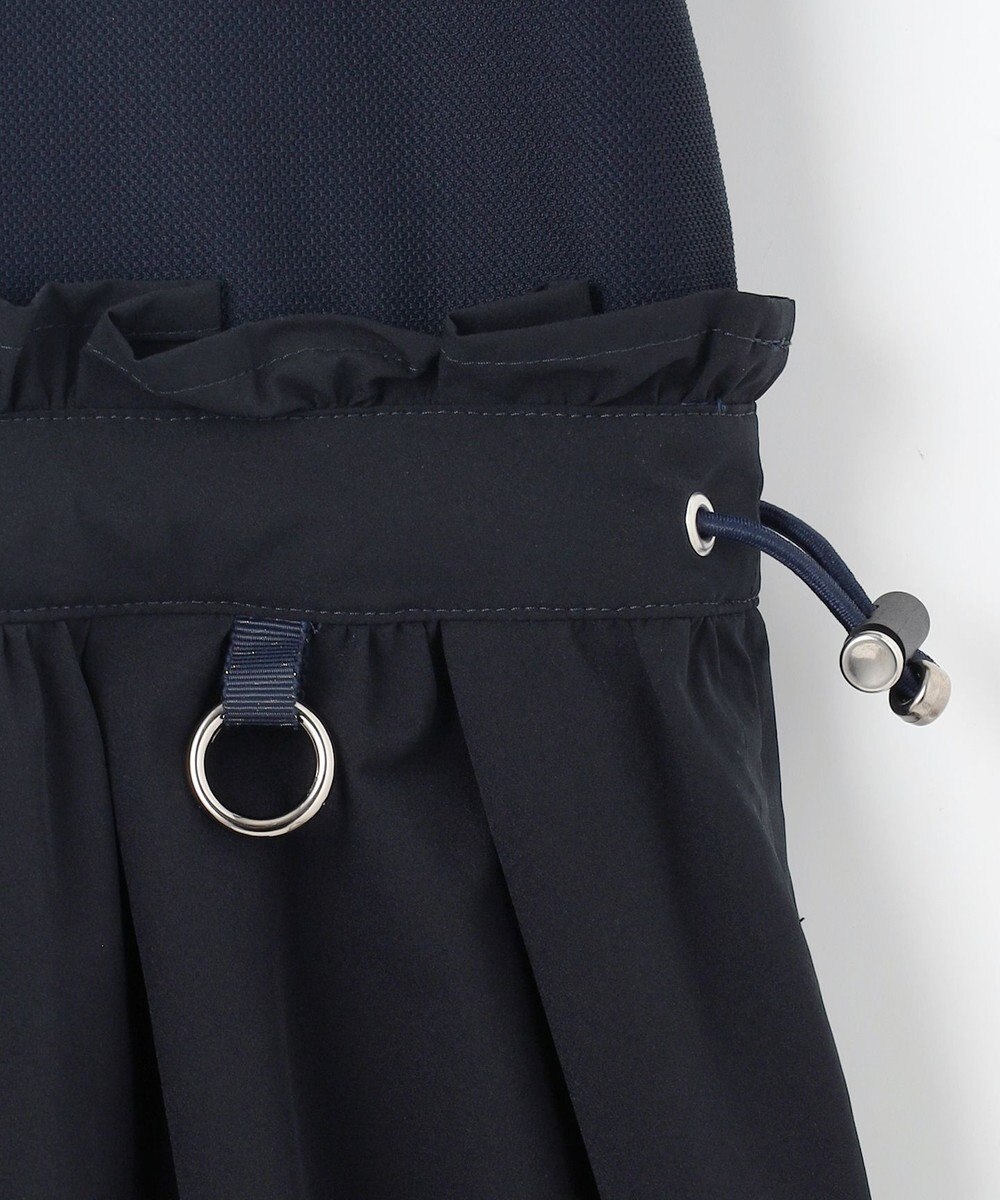 23区GOLF 【WOMEN】機能に優れた新素材「AIR TOOL」で暑い夏を快適に コンビ素材 ワンピース 