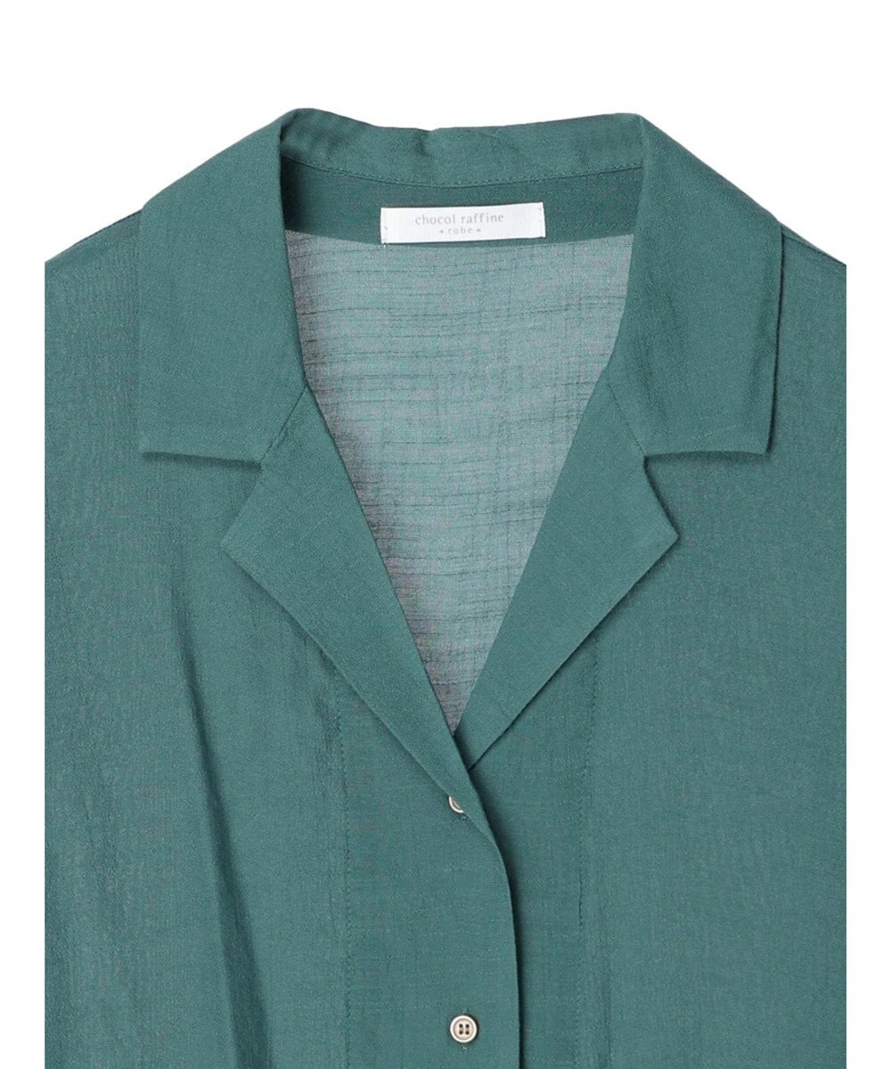 Green Parks ゆったり開襟シャツ 