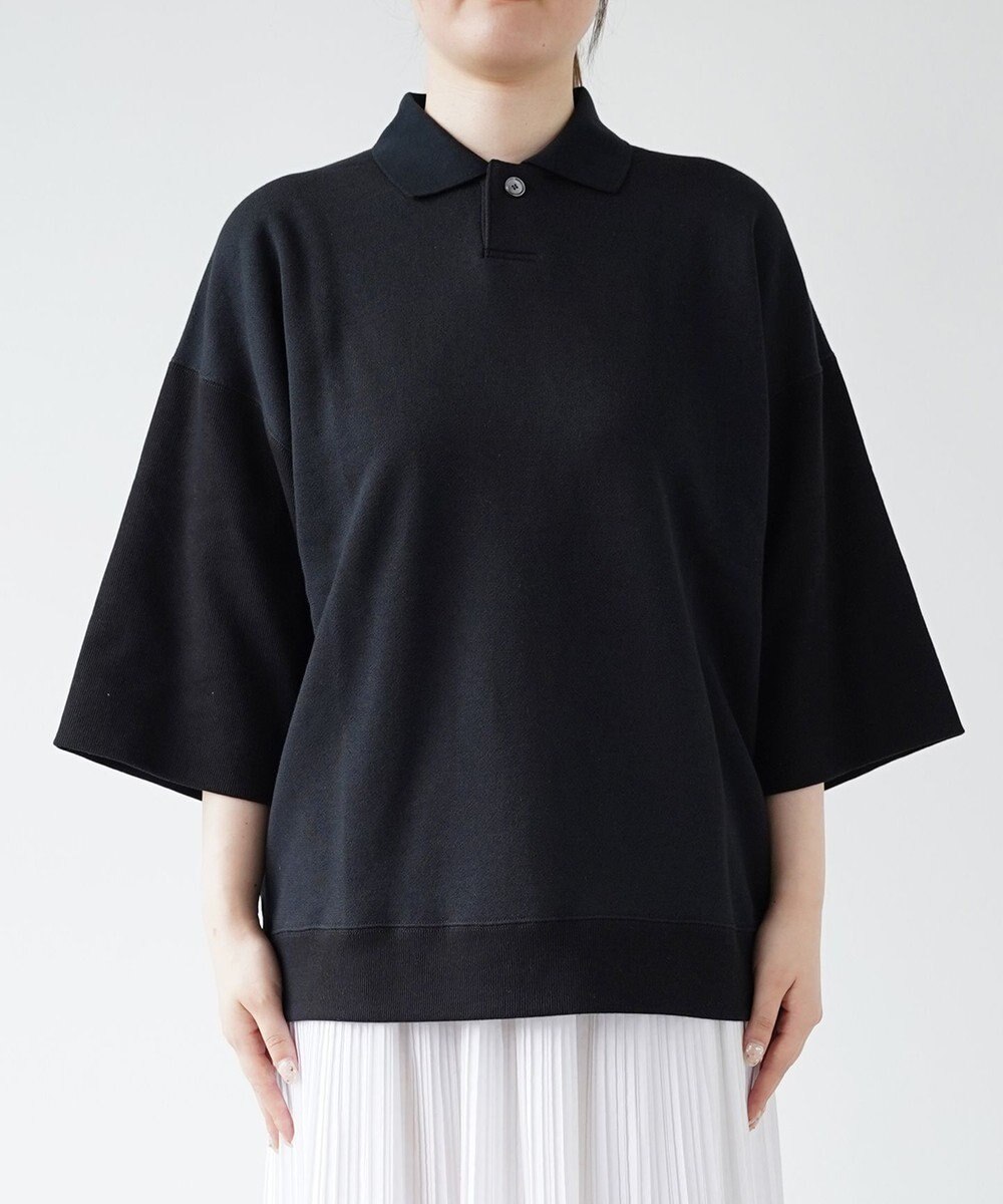 HAAG スマイルコットン HALF SLEEVE SWEAT POLO SHIRTS ポロシャツ 