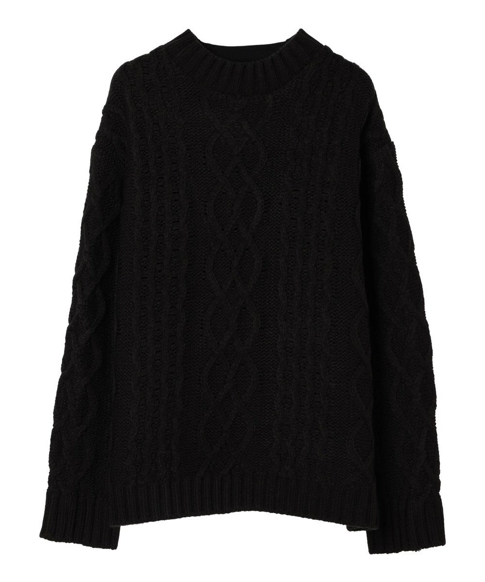 CRAFT STANDARD BOUTIQUE ケーブルニットドッキングスウェット 