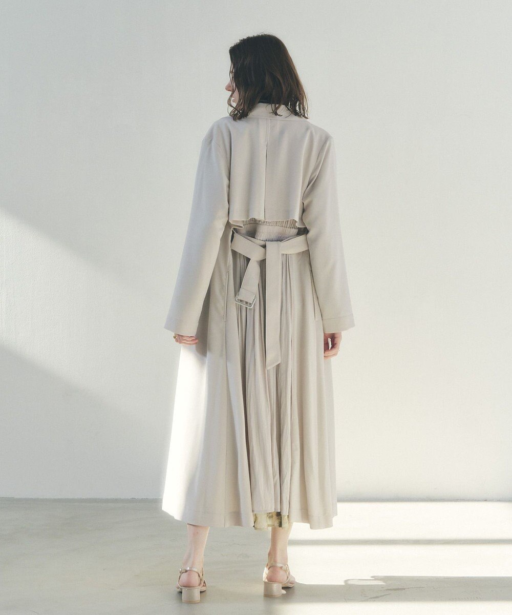 YECCA VECCA 【UVカット/花粉ガード】素材MIXトレンチコート 