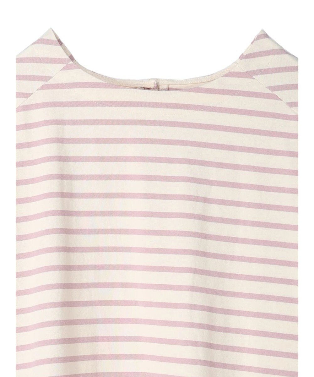 earth music&ecology バック釦ボーダーチュニック 