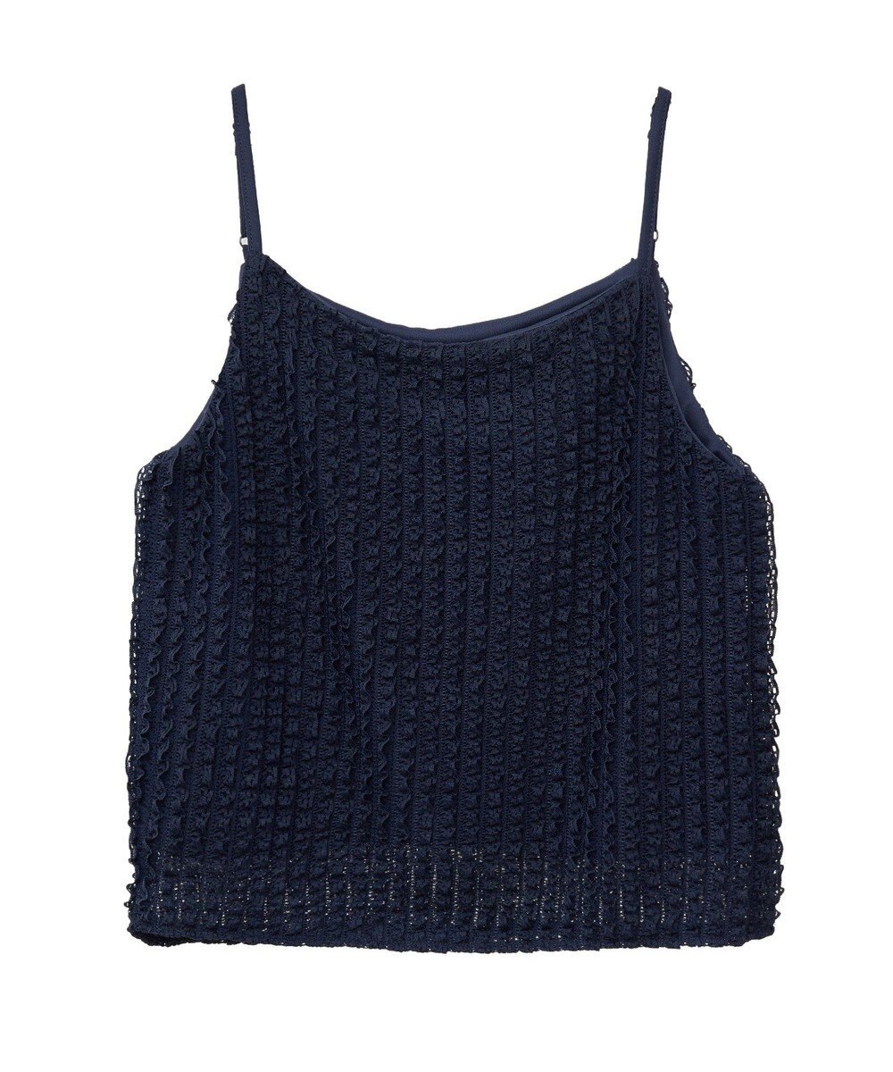 earth music&ecology ミニフリルカットレースアンサンブル 