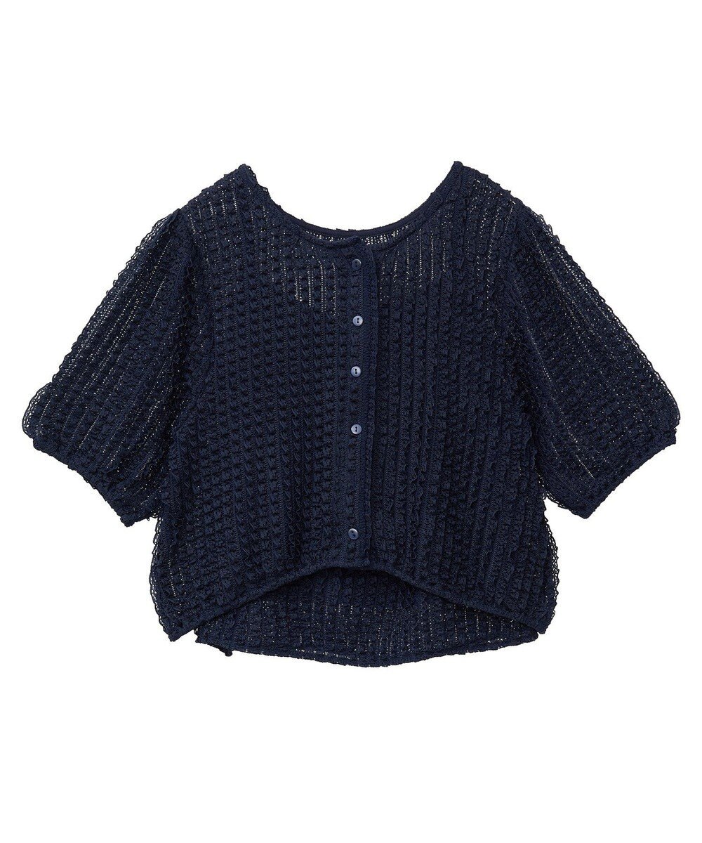 earth music&ecology ミニフリルカットレースアンサンブル 