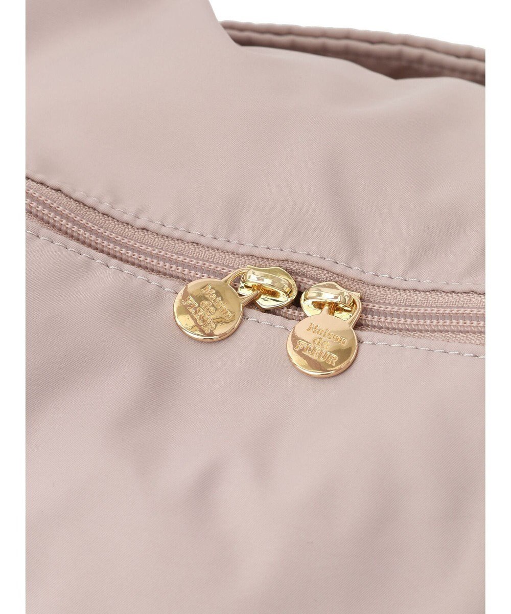 Maison de FLEUR 撥水加工ボストンキャリーオンバッグ 