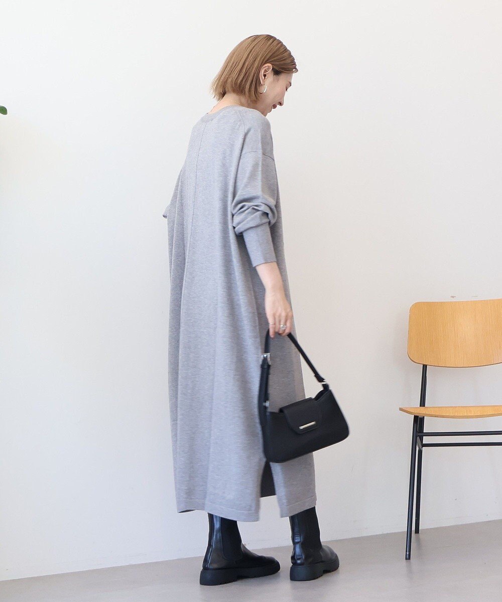 AMERICAN HOLIC バイパチボックスニットワンピース 