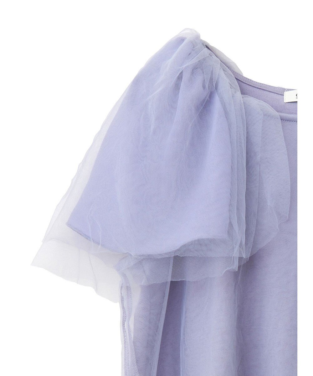 earth music&ecology チュールレイヤードプルオーバー 