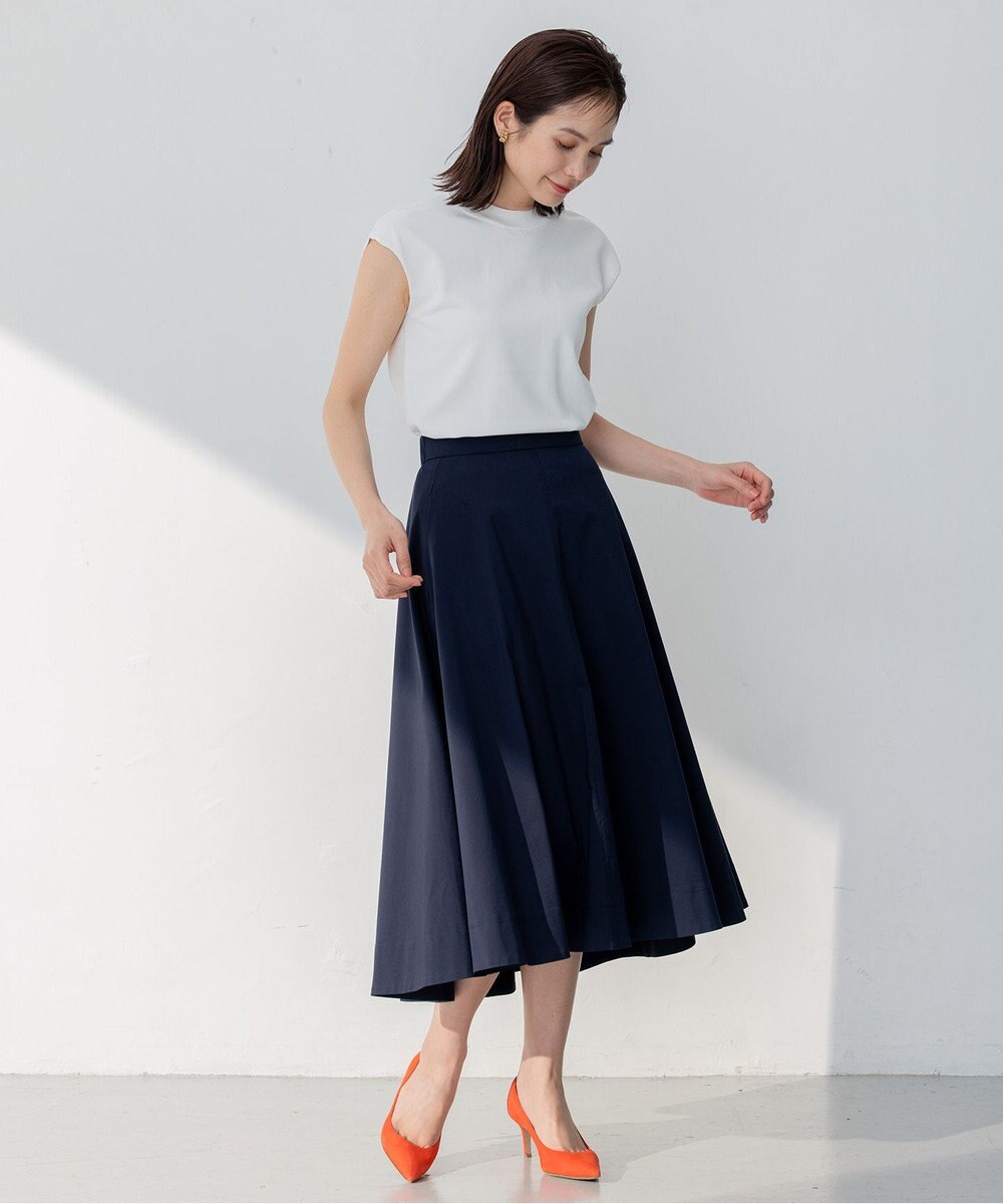 組曲 【洗える】C/Nyブロード スカート 