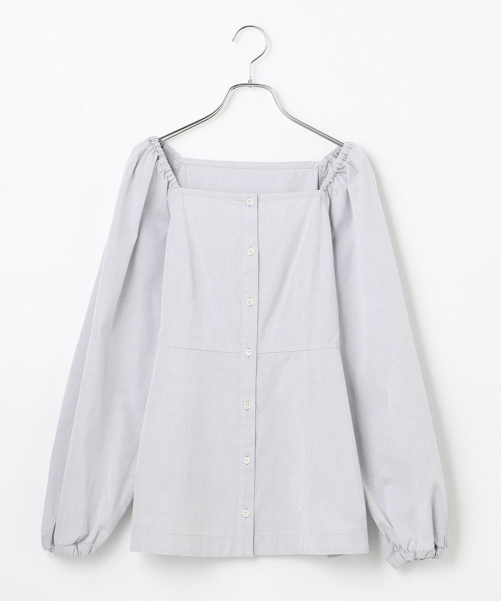 #Newans 【ANSWER for ほど甘トレンド】スクエアネックペプラムブラウス 