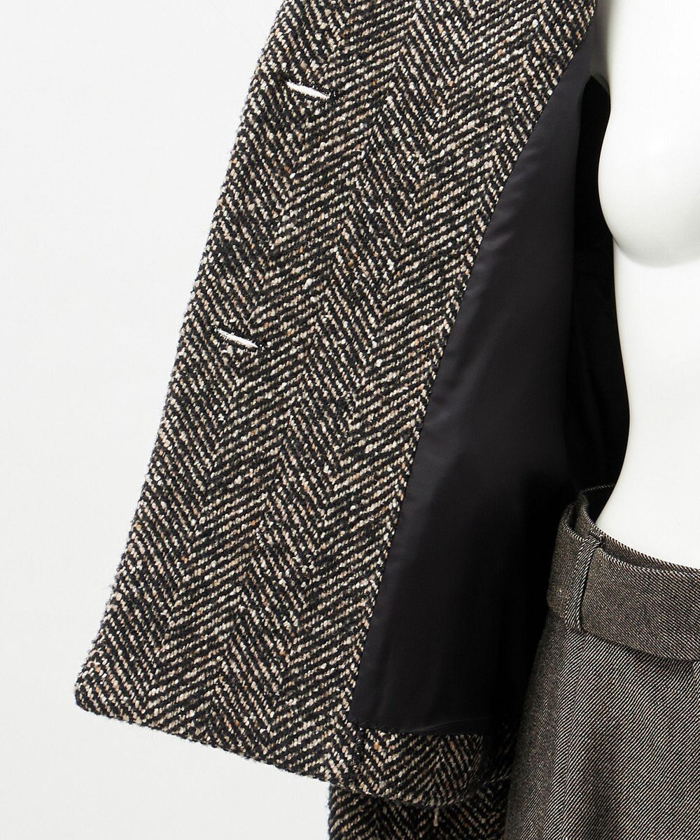 23区 L 【GOLD LABEL】MASTERLOOMヘリンボーンツイード ジャケット 