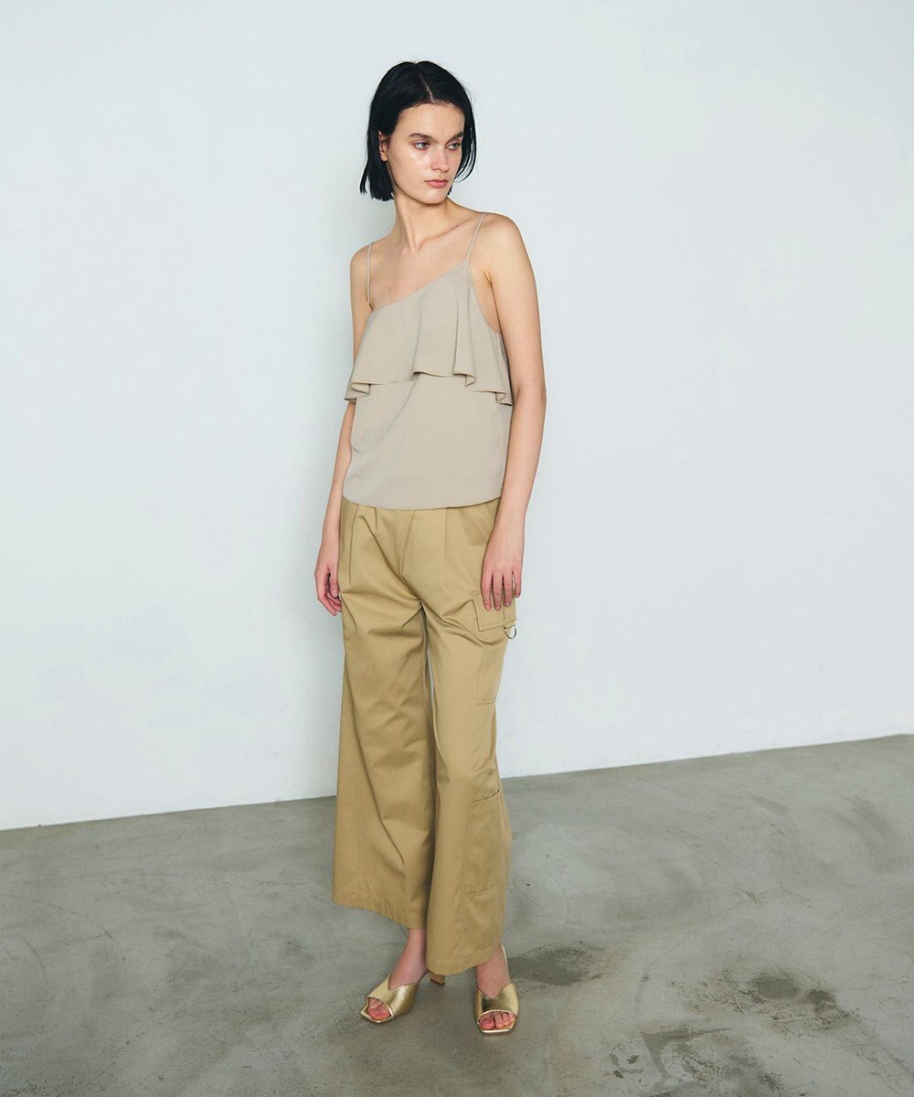 GRACE CONTINENTAL フリルキャミソール 