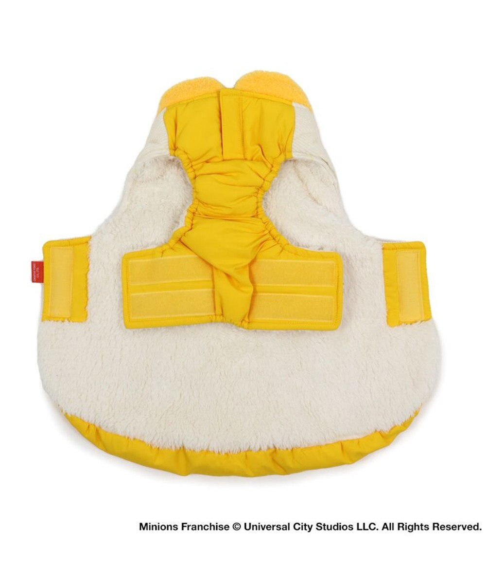 PET PARADISE ミニオン ボブ  遠赤外線 綿入れベスト マフラー付き 中型犬 