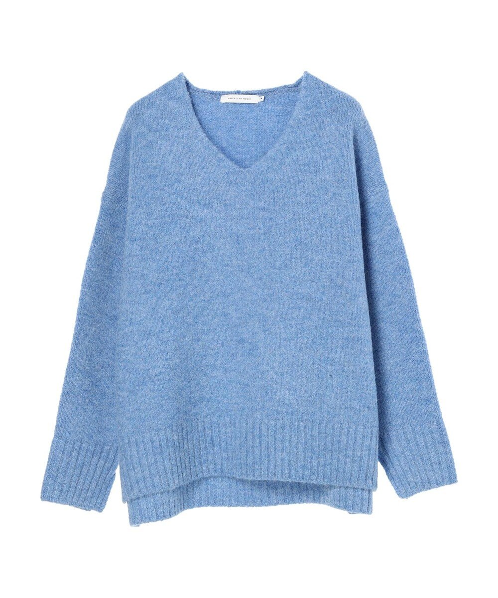 AMERICAN HOLIC ＭｉｘヤーンＶネックニットプルオーバー 