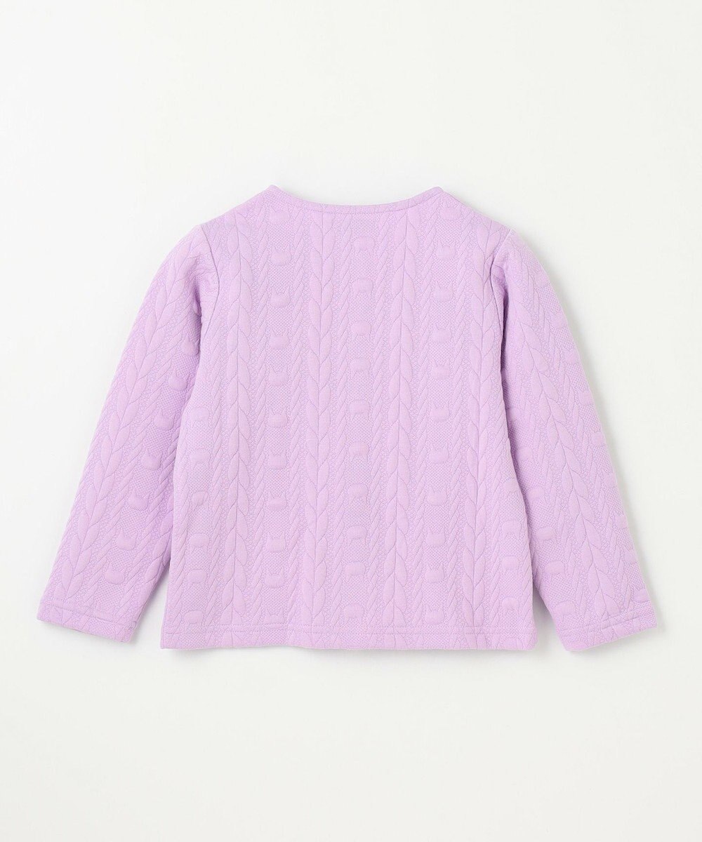 ANY KIDS ふくれジャガードカーディガン 