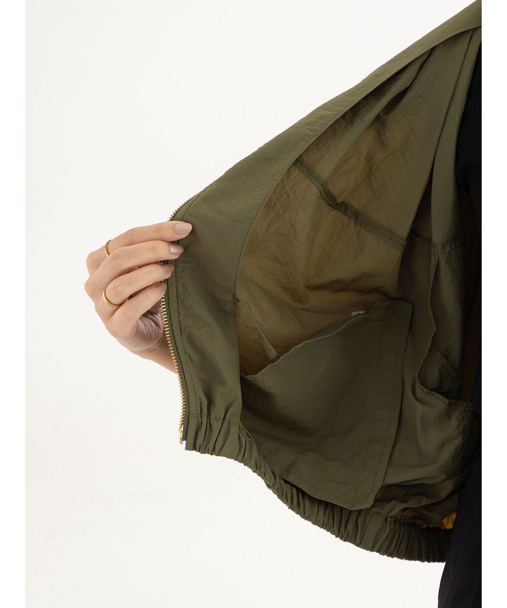 Te chichi タックギャザーボリュームポンチョブルゾン 