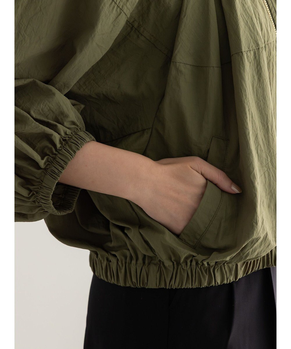 Te chichi タックギャザーボリュームポンチョブルゾン 