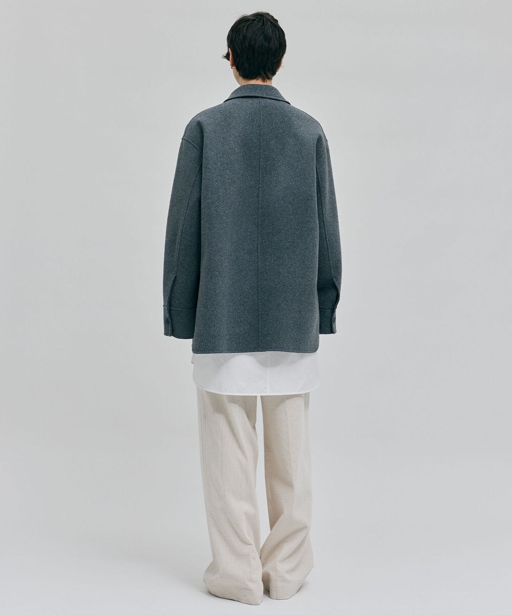 BEIGE， GRASSE / ステンカラーリバーショートコート 