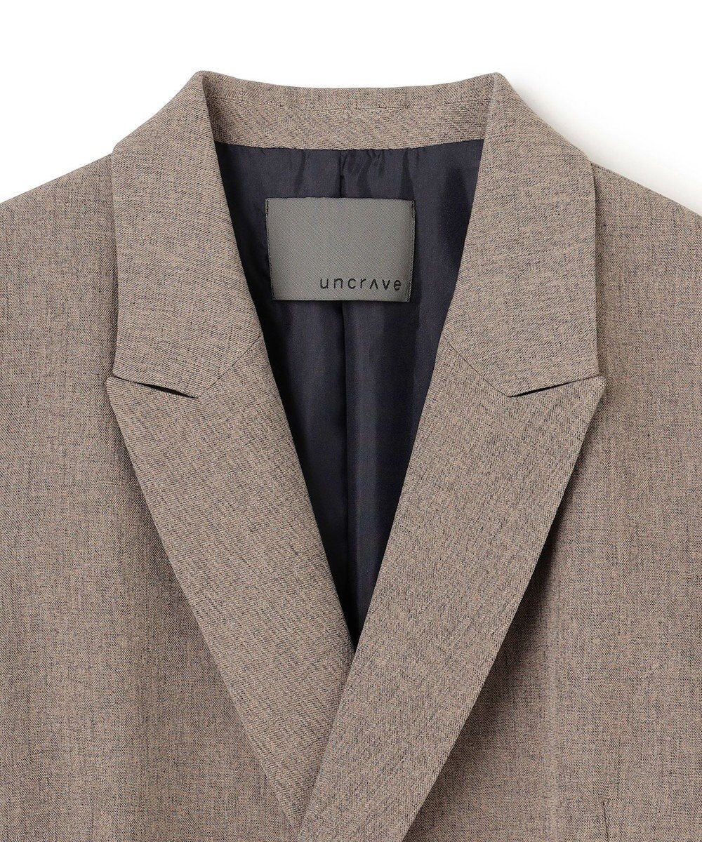 uncrave ウォッシャブルウールライクツイル ジャケット 