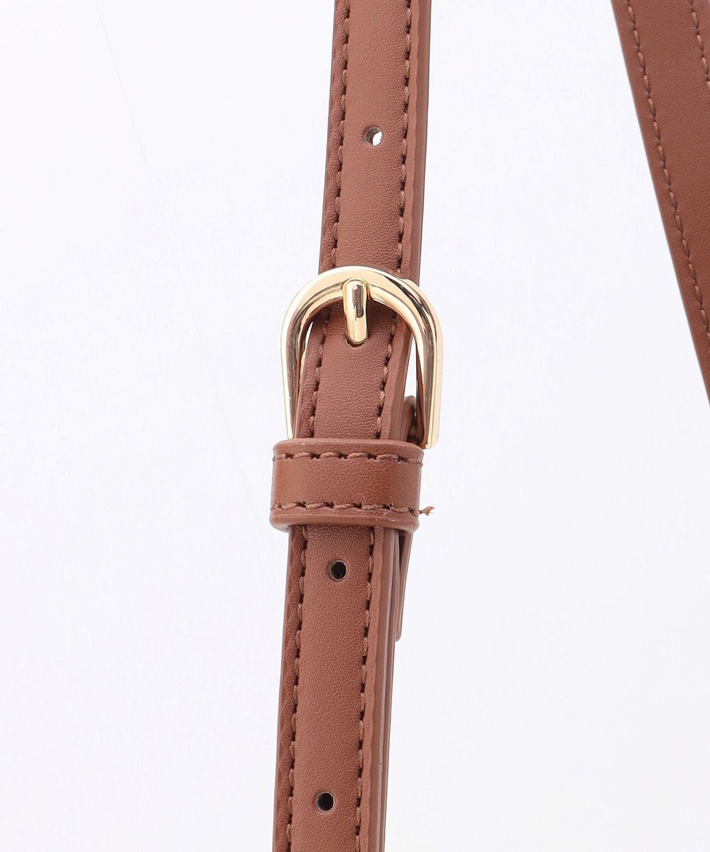 LA BAGAGERIE ソフトエナメル2WAYハンドバッグ Mサイズ 