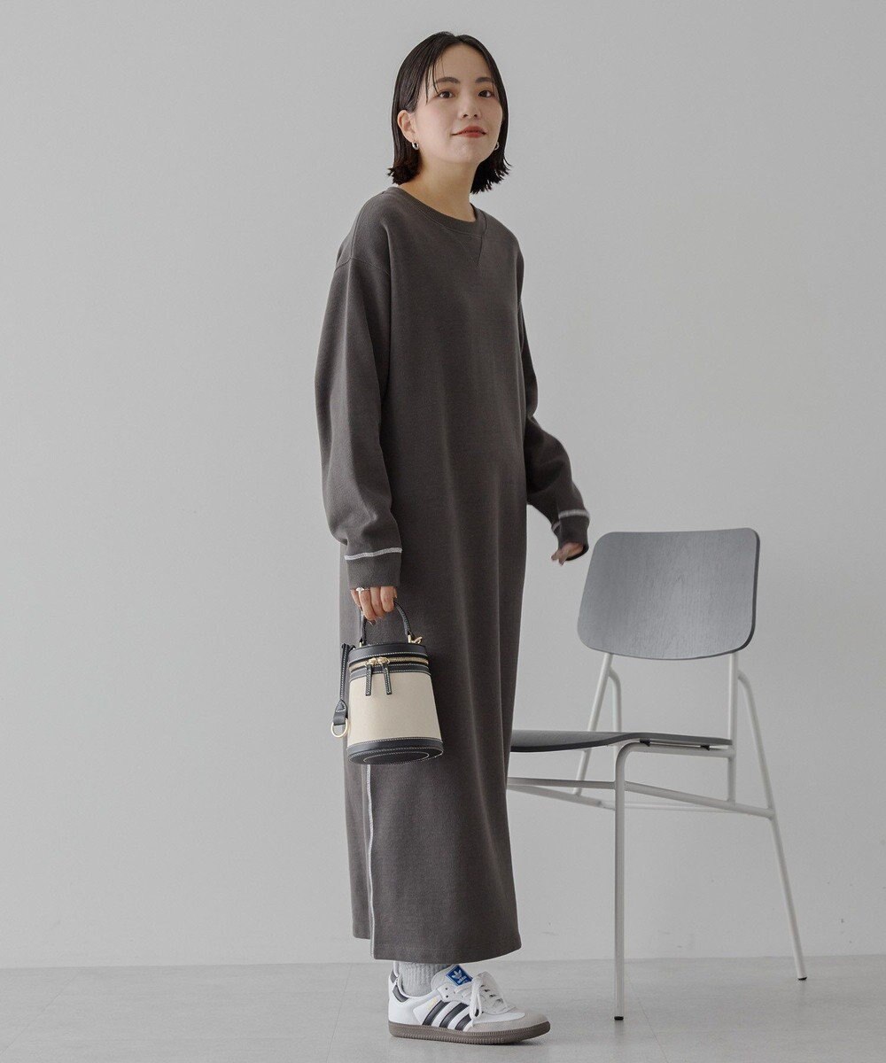 AMERICAN HOLIC スムース起毛ボックスシルエットワンピース 