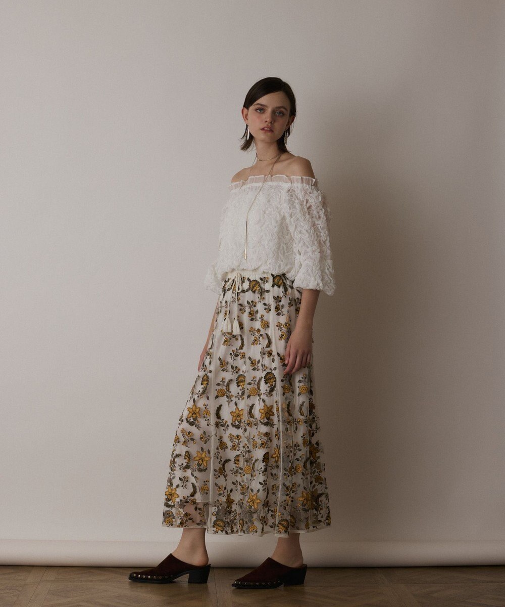 GRACE CONTINENTAL シャーリングトップ 