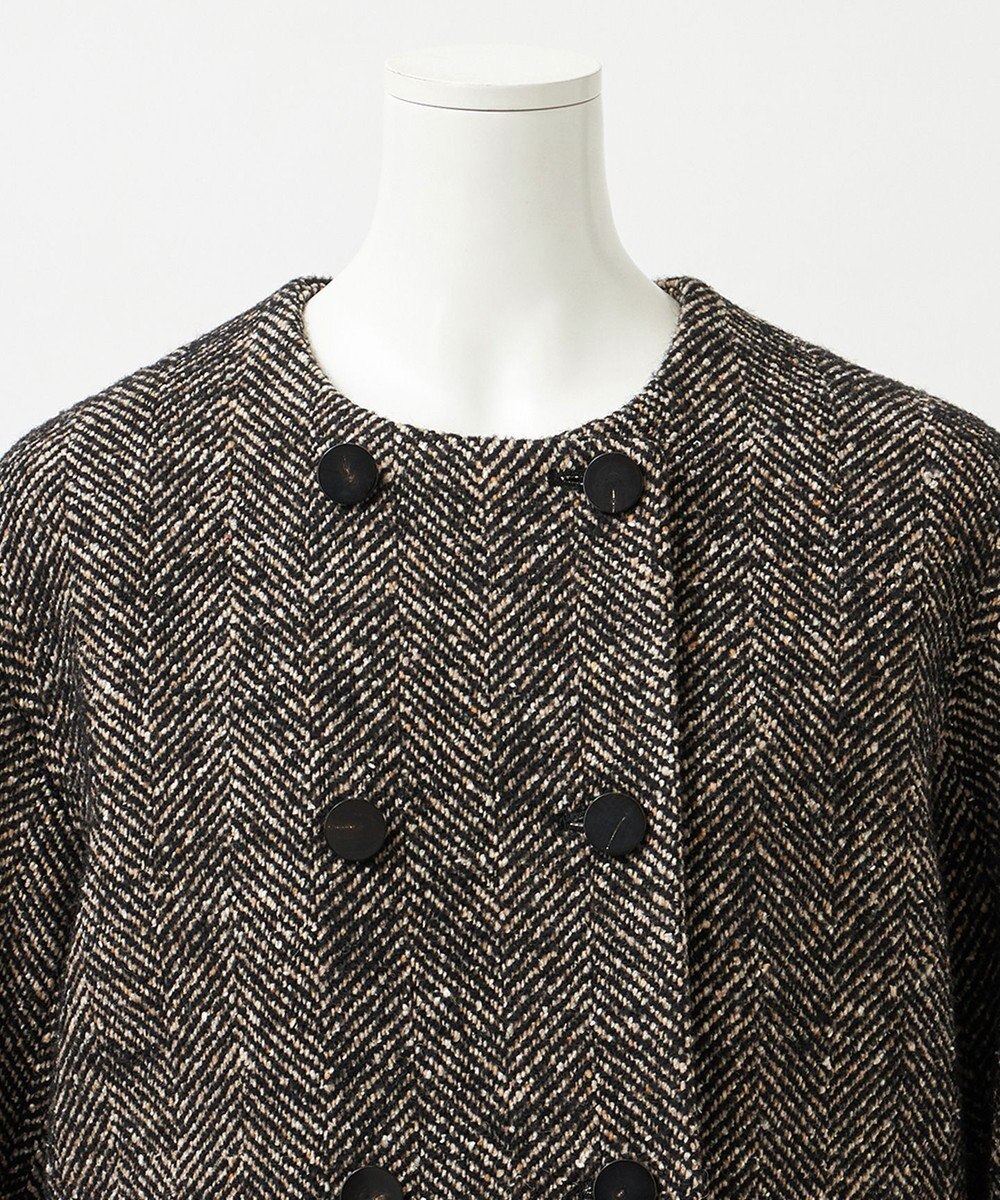 23区 L 【GOLD LABEL】MASTERLOOMヘリンボーンツイード ジャケット 