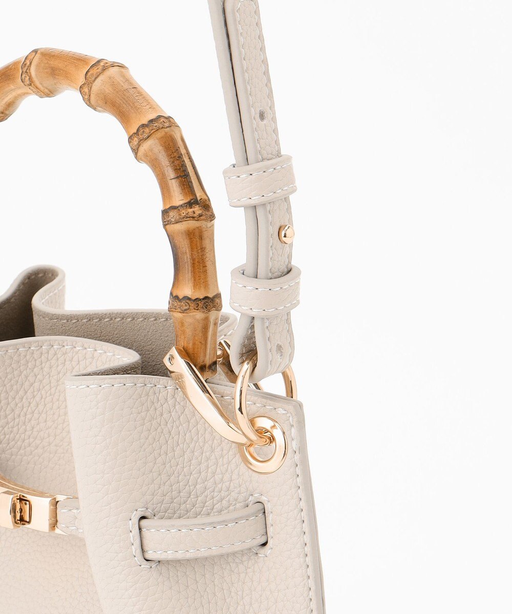 23区 バンブーハンドルミニショルダーバッグ 