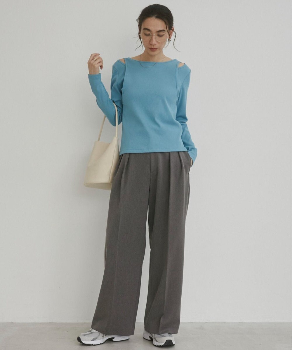 WEGO 【ANGIE VINTAGE/SMLサイズ展開】２タックワイドスラックス 