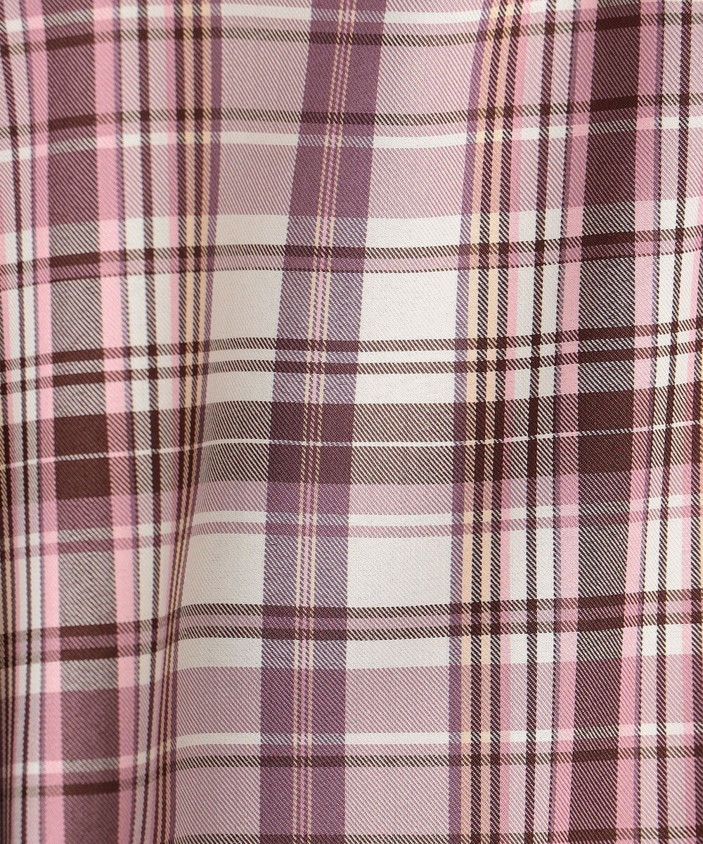 ANY SIS S 【洗える】ソフトチェック ブラウス 