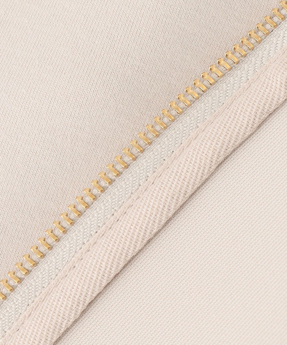 ANY L 【洗濯機可】ダンボールフレンチスリーブ ジップアップパーカー 