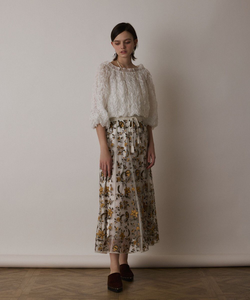 GRACE CONTINENTAL シャーリングトップ 