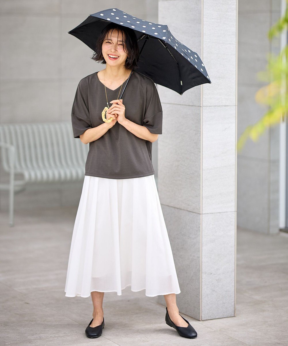 ANY 【晴雨兼用】ドットパラソル 