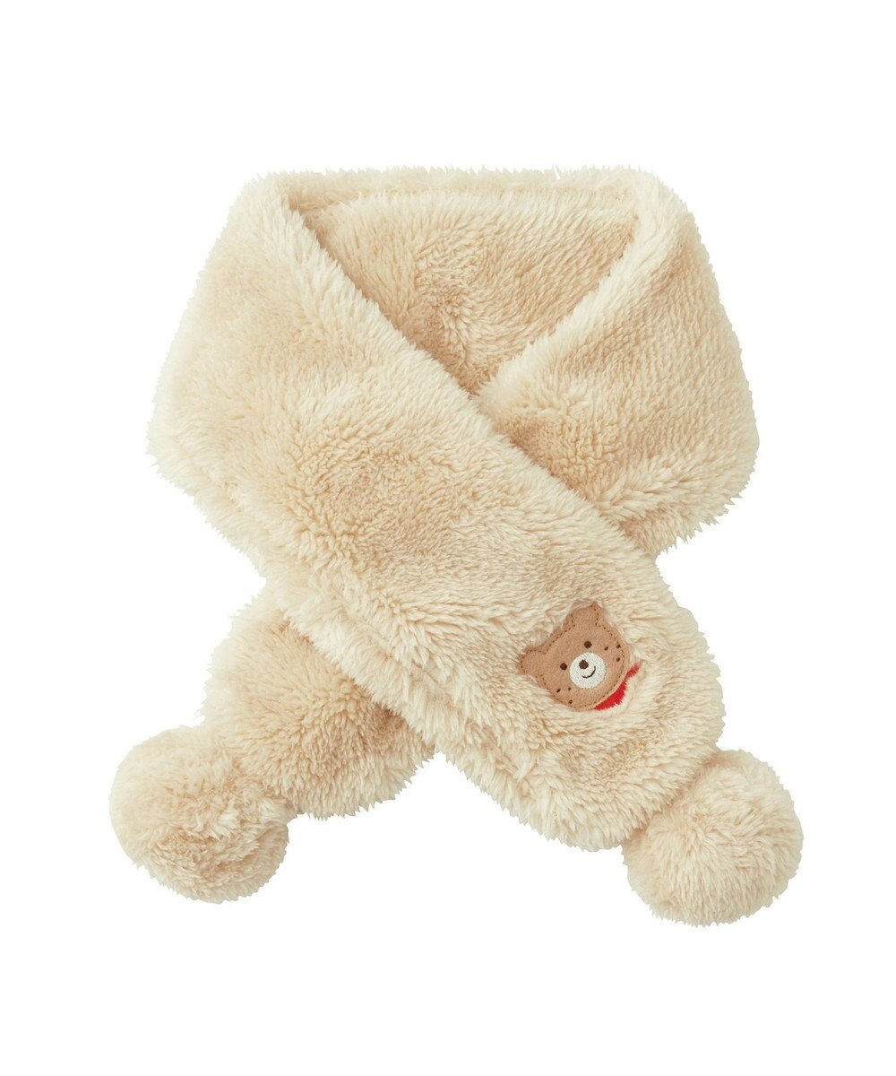 MIKI HOUSE HOT BISCUITS シープボア マフラー 