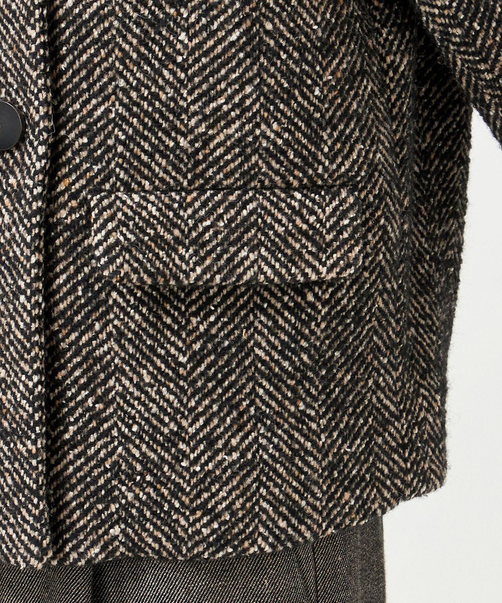 23区 L 【GOLD LABEL】MASTERLOOMヘリンボーンツイード ジャケット 