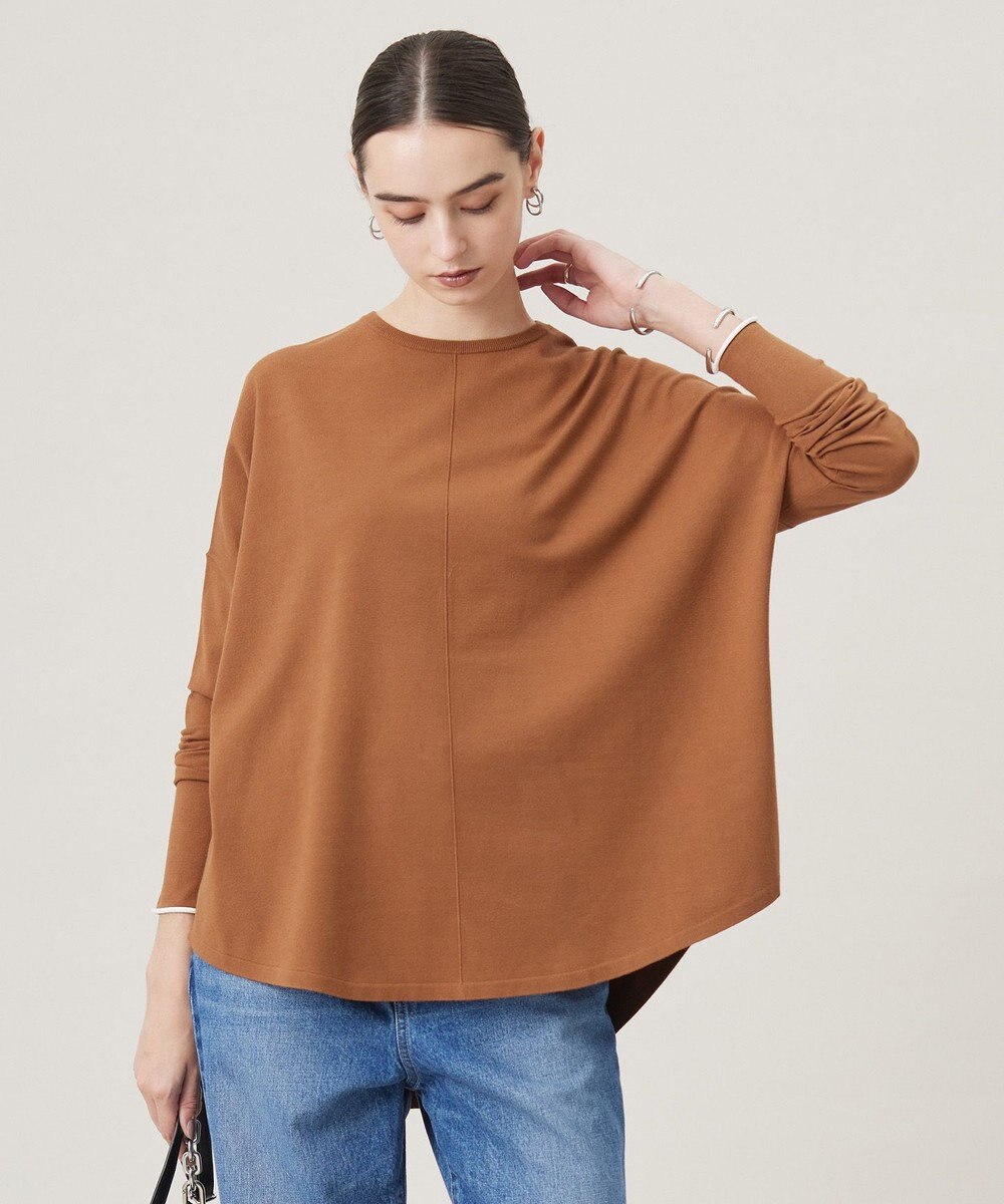 ICB 【洗える】 ヴィスコースワイド プルオーバー 