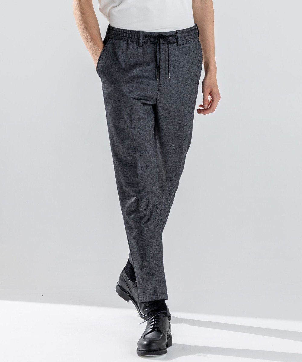 JOSEPH HOMME 新素材【ストレッチ/セットアップ対応】シルキーウールジャージー    ドロスト付テーパードパンツ / PEGG CONVERTIBLE 