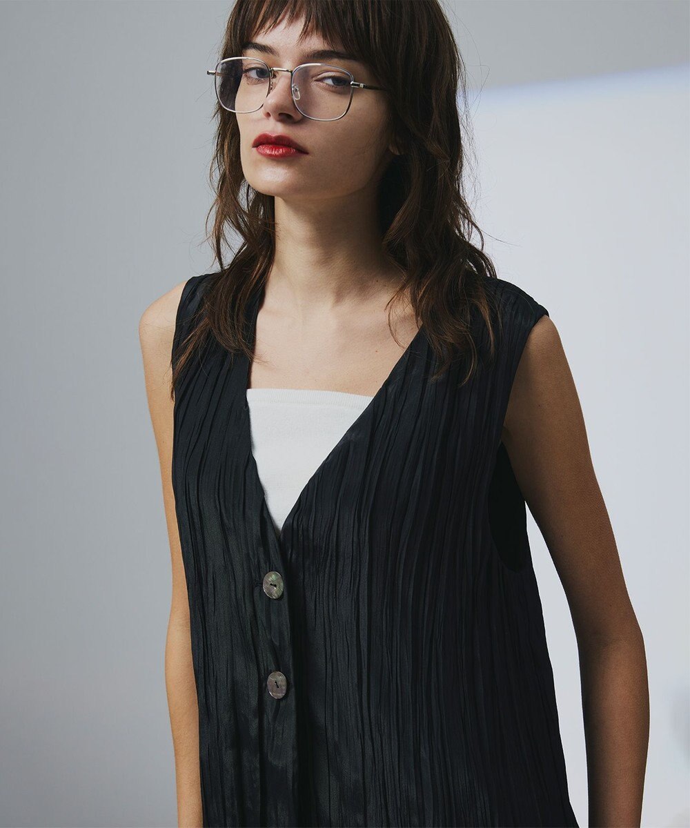 uncrave マシーンプリーツ ジレ 