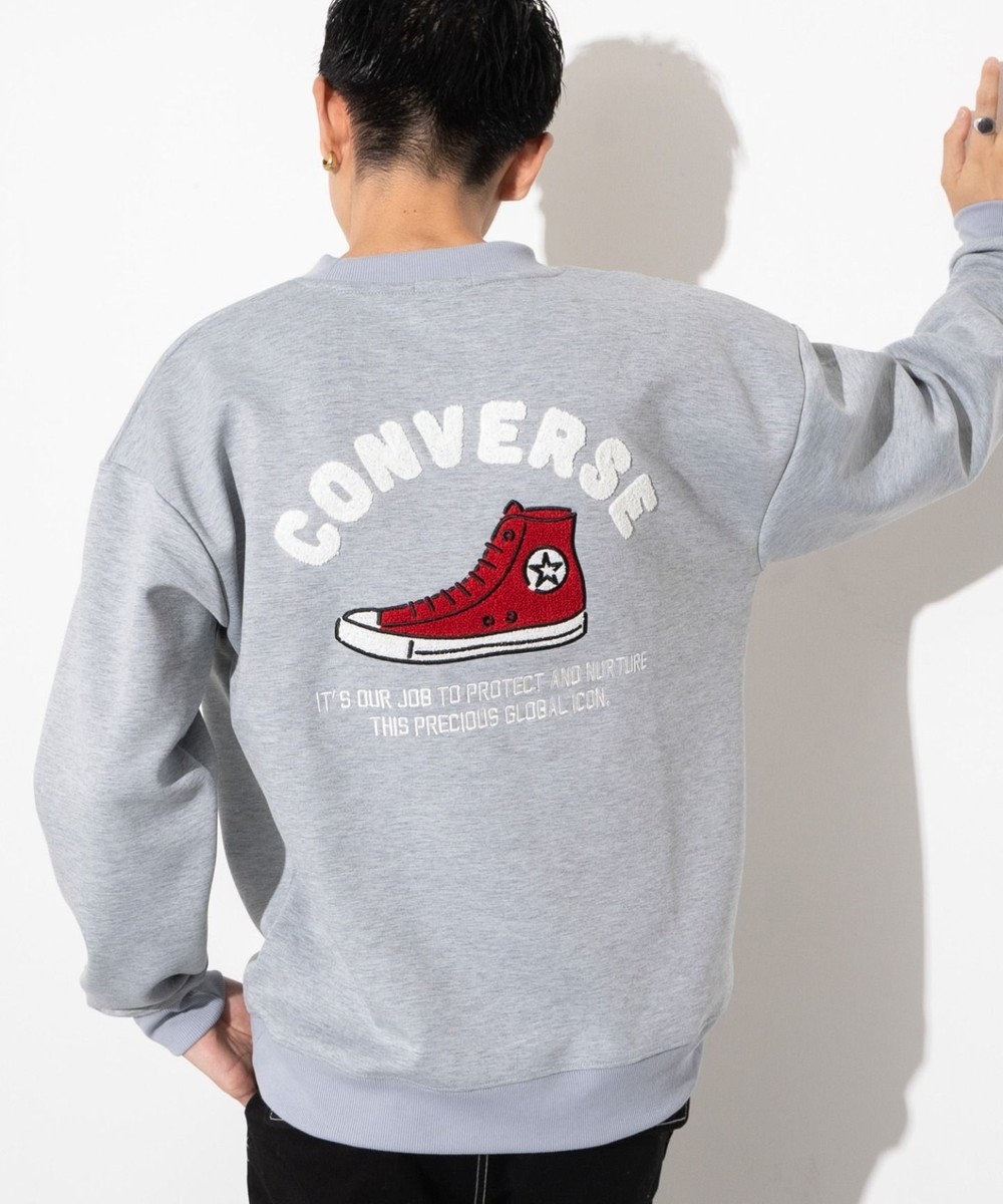 WEGO 【ユニセックス着用ITEM】CONVERSEバックサガラプルオーバー ブルー