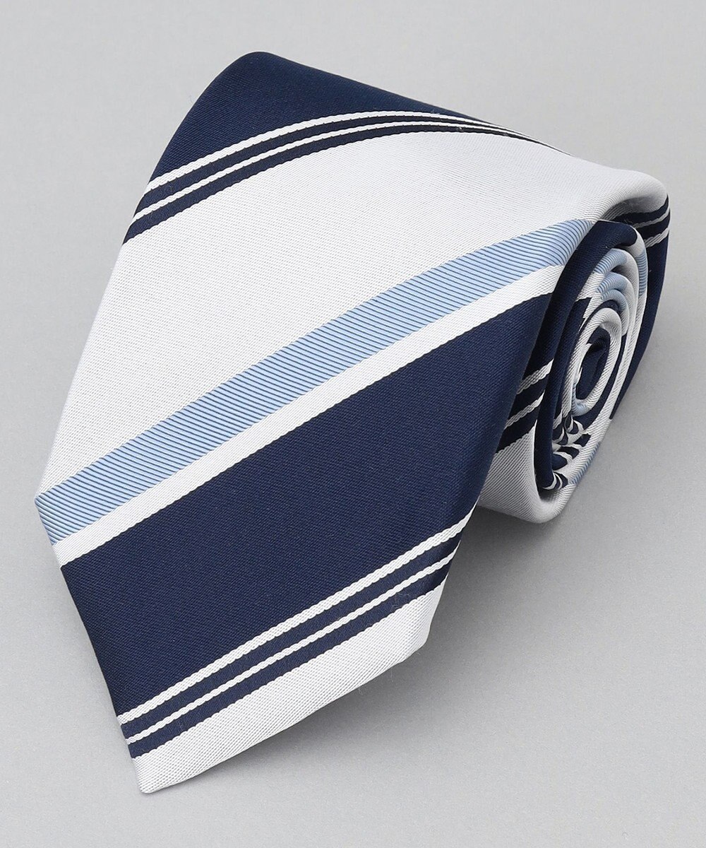 GOTAIRIKU GOTAIRIKU別注【日本製】シルク ネクタイ_ストライプ 