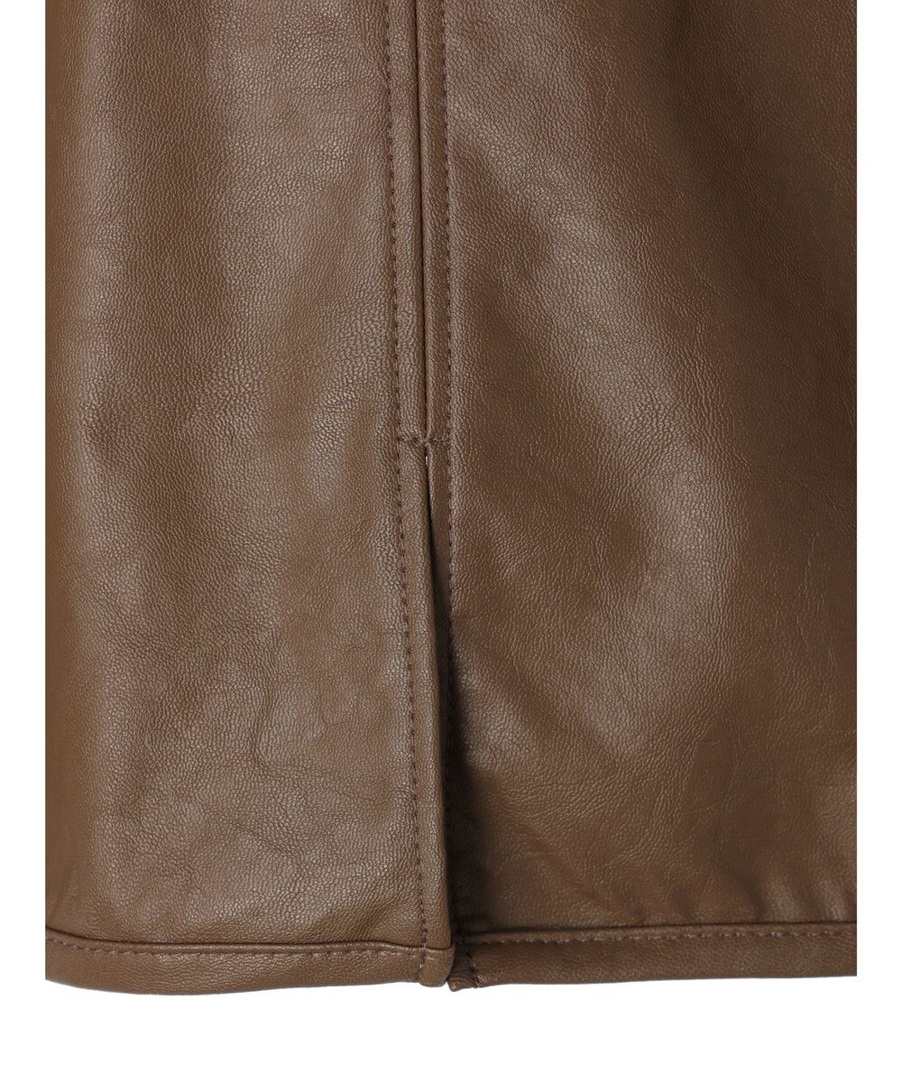 Green Parks フェイクレザーベスト 