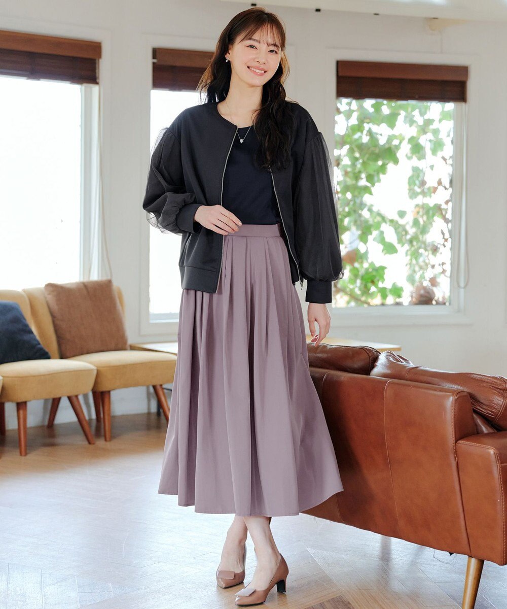 Tiaclasse 【UVカット・吸水速乾】 “きれい見え” パネルラインカットソートップス 