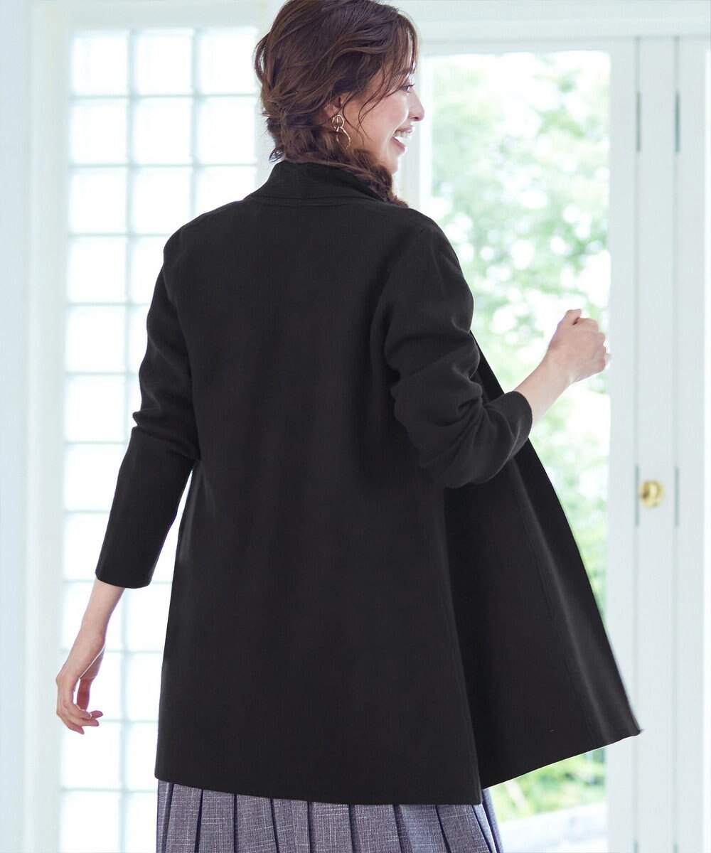 Tiaclasse 【新色追加・洗える】ミラノリブミドル丈カーディガン 