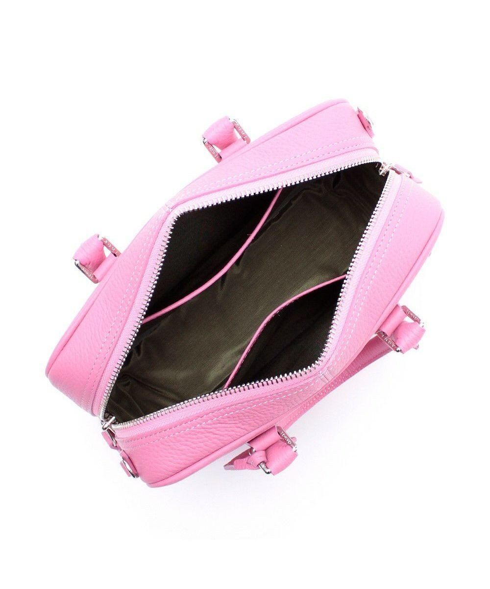 A.D.M.J. スワロフスキー・クリスタル　牛革　ボストンバッグ　23cm 