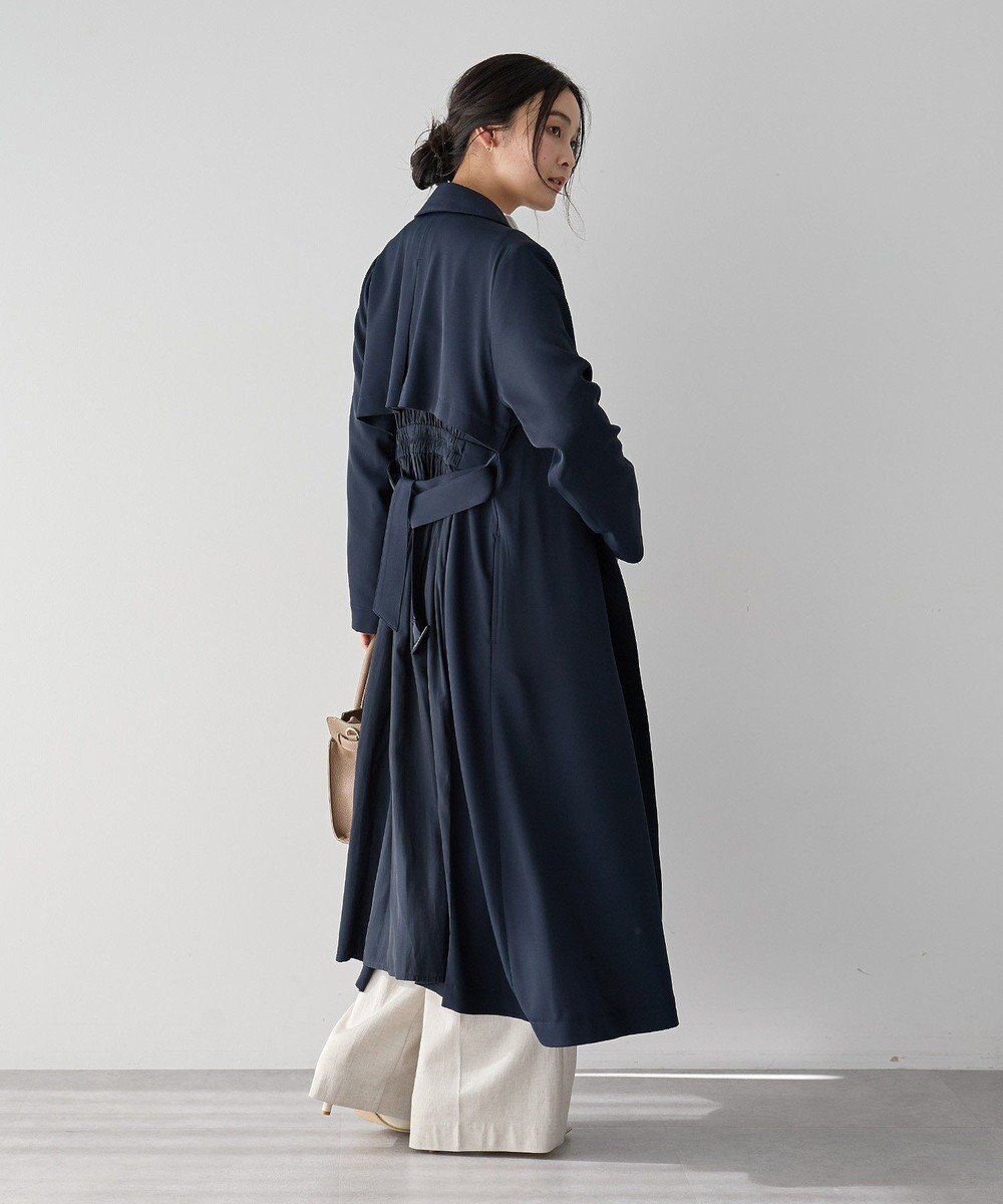 YECCA VECCA 【UVカット/花粉ガード】素材MIXトレンチコート 